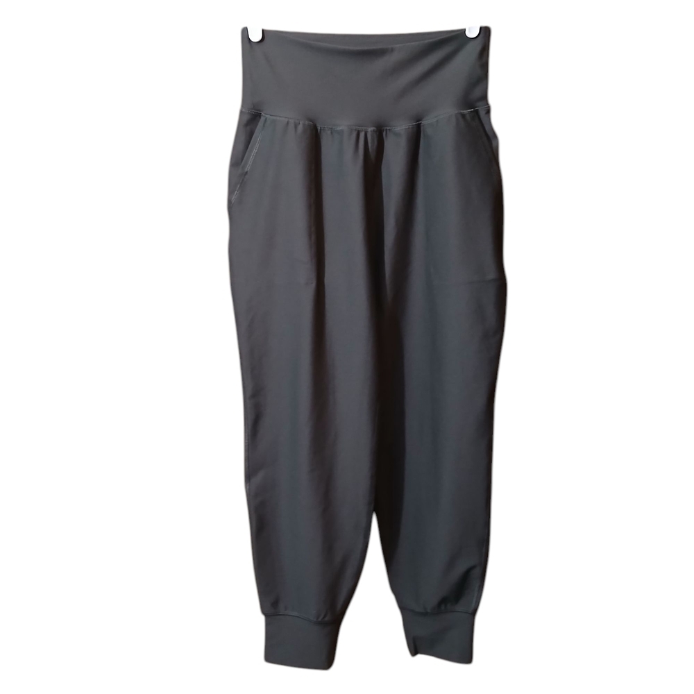 Old Navy Powersoft High Rise Joggers Gray Athletic Pants Go-Dry Medium